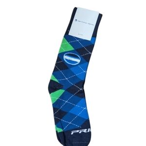 Argyle Dress Socks - Blue and Green
